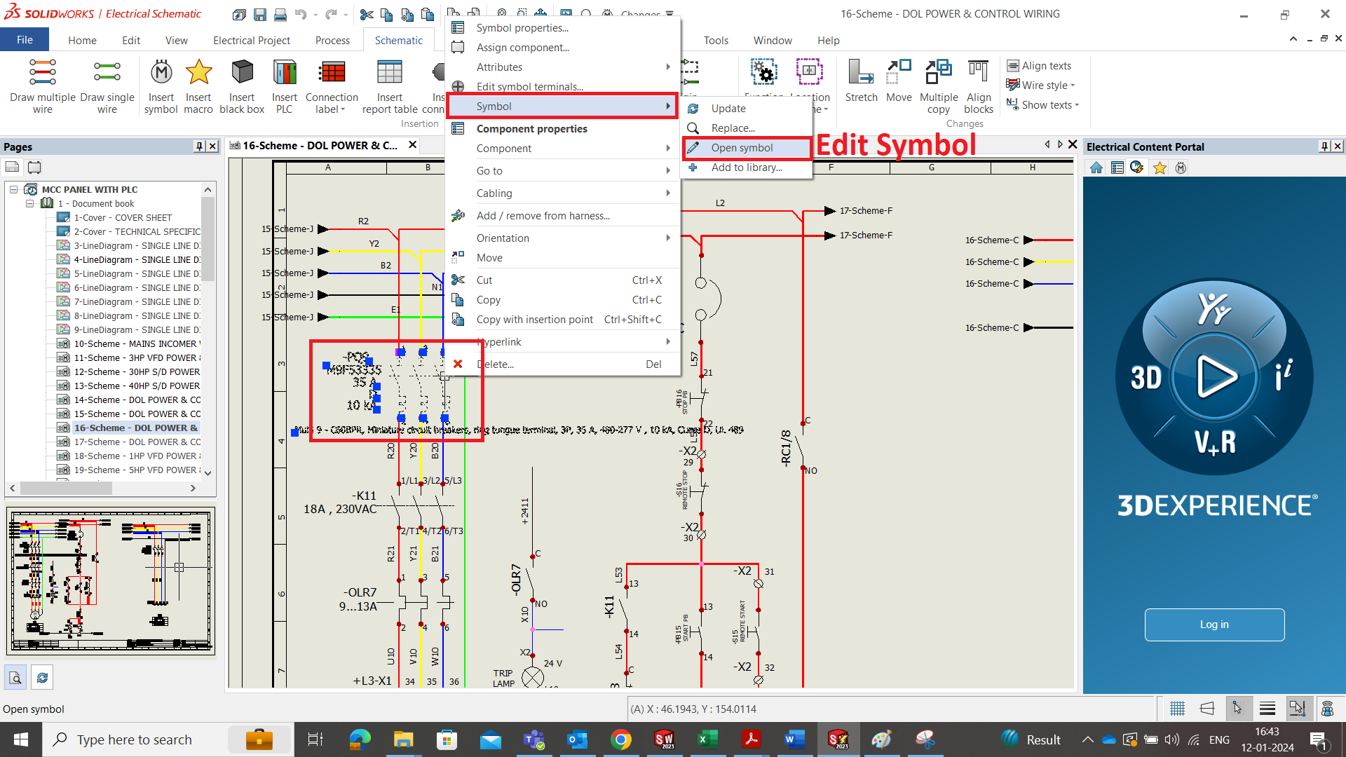 solidworks electrical schematic